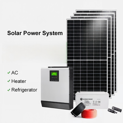 1.3KW 오프그리드 태양 에너지 저장 시스템, 순수 시노파 인버터 및 A급 리?? 배터리