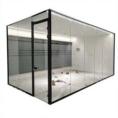 Good price Modern Fireproof Sound-insulated Tempered Glass Partition Wall For Office online