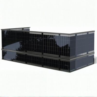 Guter Preis Energie erzeugende Solargeländer 265 Watt Glasphotovoltaikgeländer Balustradenzaun Online
