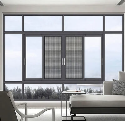Harga yang bagus Kantor Apartemen Aluminium Pintu Geser Kaca Ganda Aluminium Pintu Geser Dan Jendela on line