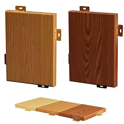 Good price Indoor Wood Grain Aluminum Panels Outdoor Eco Wood Grain Aluminum Sheet online