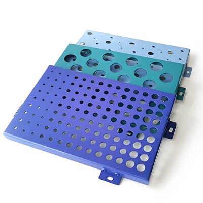 Good price Perforated Aluminum Glass Curtain Wall Fluorocarbon Coated Aluminum Wall Panels Exterior online