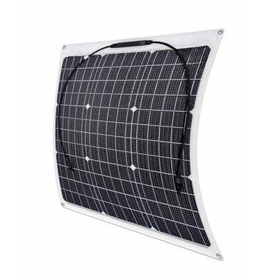 Хорошая цена Гибкие солнечные батареи мощностью 50 Вт 17,7 Вт IP67 Монокристаллические солнечные батареи для дома онлайн