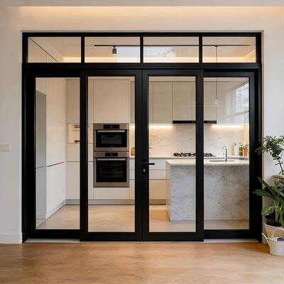 Guter Preis Innenraum Schmalrahmen Aluminium Schiebetür Doppelschiebetür für Balkon Bad Online